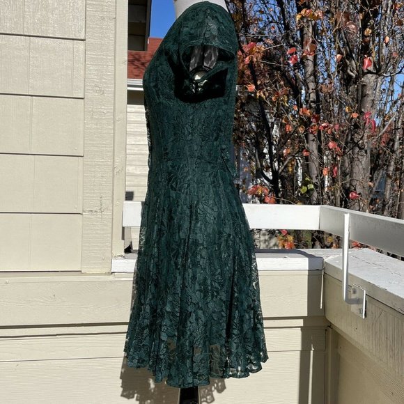 VTG Nostalgia Floral Dress Boho Grunge Cottagecore - Picture 4 of 8